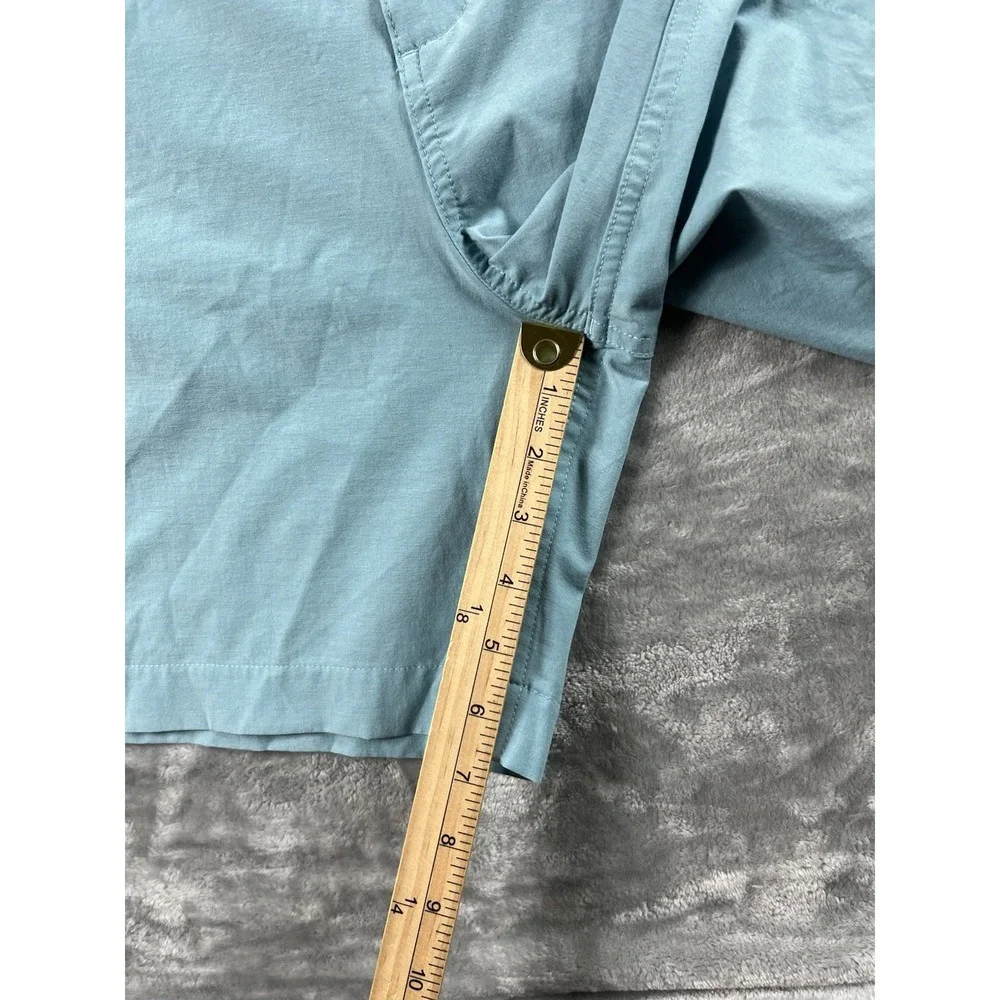 Faherty All Day Shorts Men 35 Blue Drawstring Stretch 7